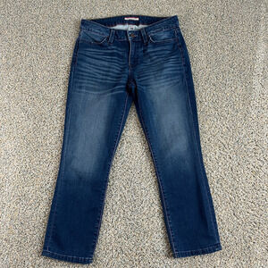Tommy Hilfiger Cropped Jeans Women's 2 Low Rise Medium Wash Stretch Denim